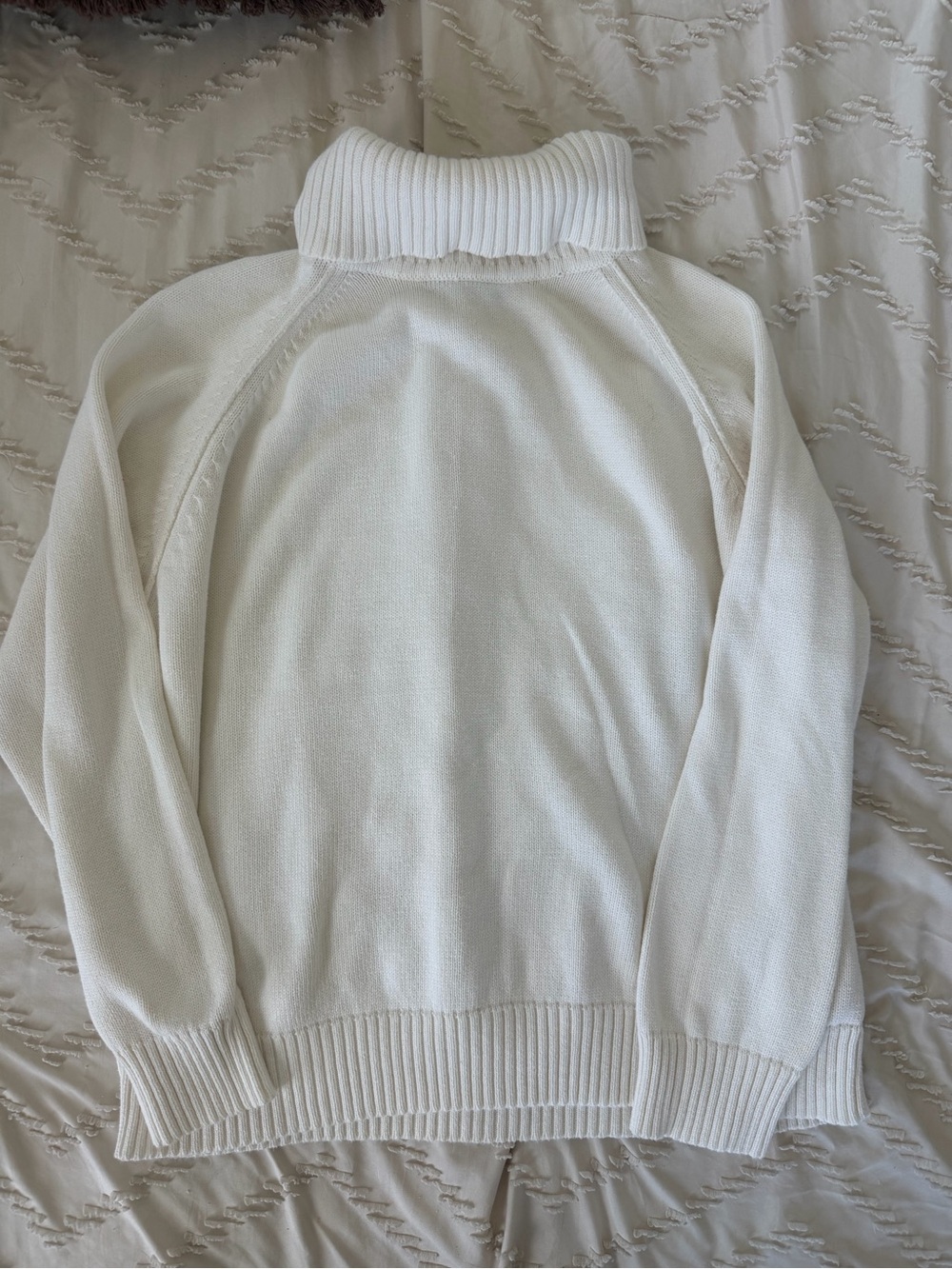 Karen Scott Cream Turtleneck Sweater